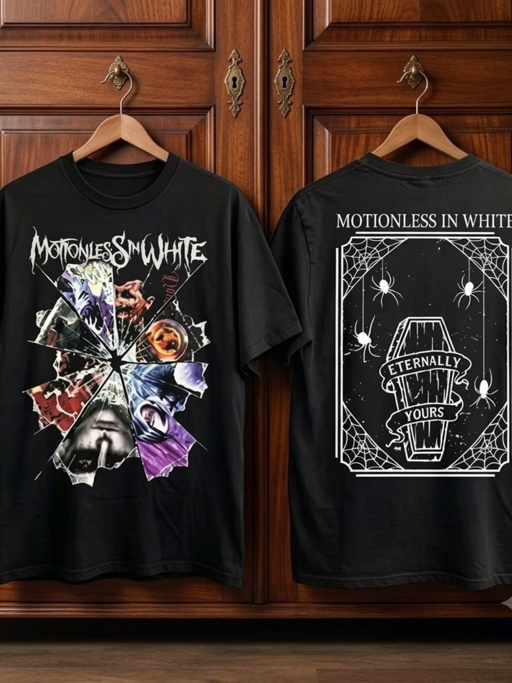 Motionless In White Black Graphic Short Sleeve Tee